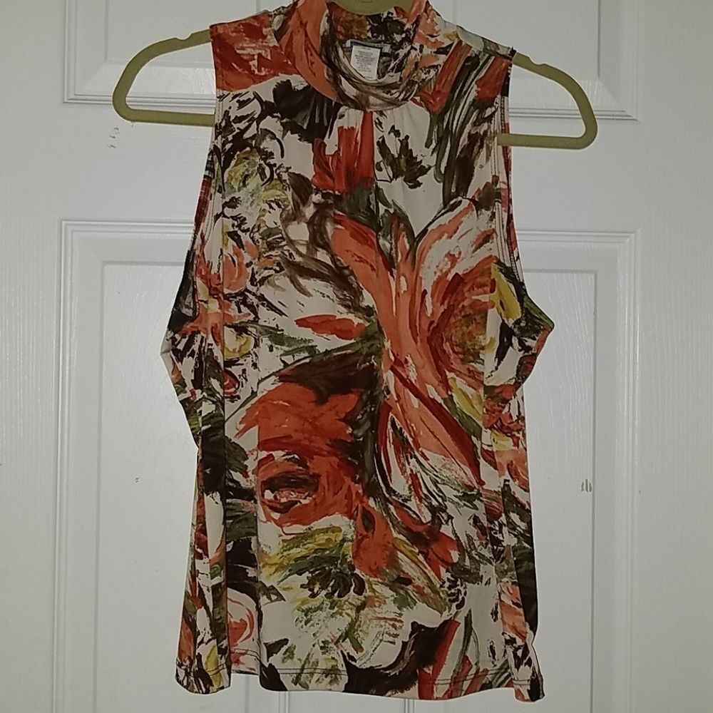 Stephen and Casey abstract print top Sz XL
NWOT